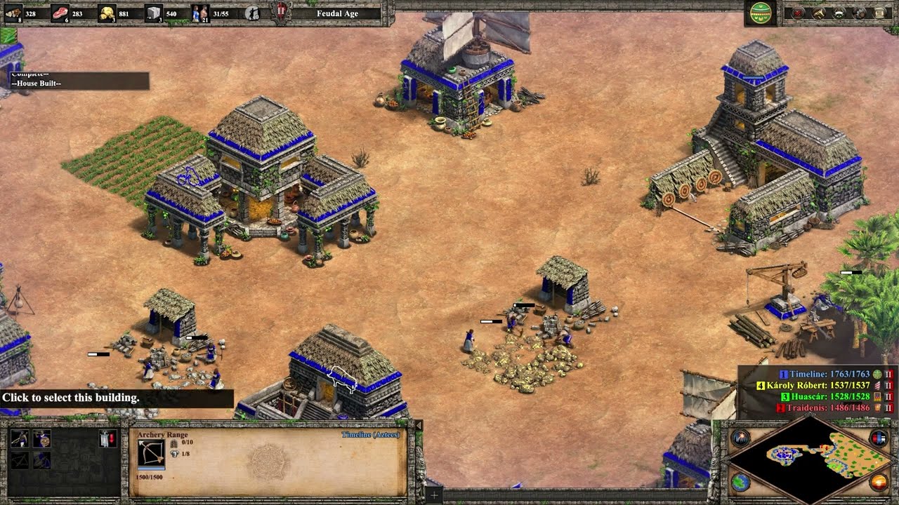 Age of Empires II: DE | Full Skirmish Gameplay - NO COMMENTARY | Episode 1