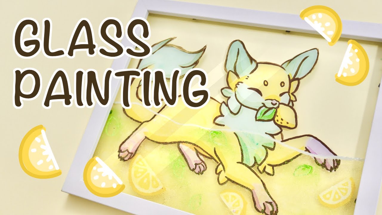 I TRY PAINTING ON GLASS! | PAINTING #2
