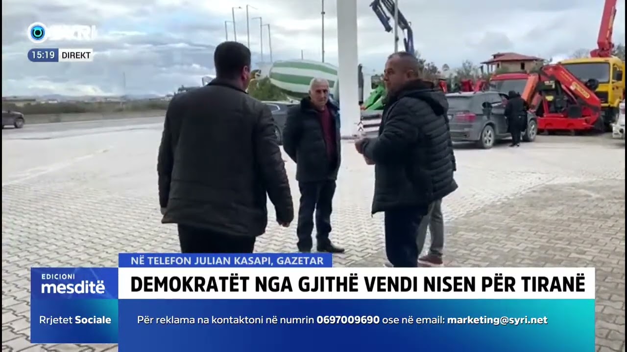 Protesta kombëtare e opozitës, demokratët nga Lushnja nisen për në Tiranë