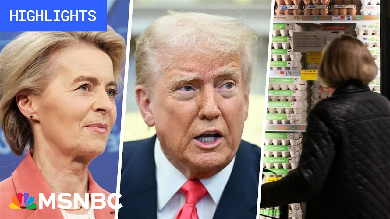 Trade war escalates, 'gaslighting' on egg prices: Trump&rsquo;s First 100 Days - Day 52 | MSNBC Highlights