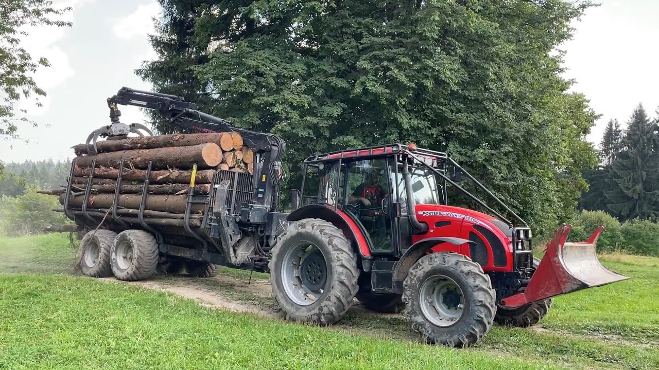 Zetor Forterra 140 HSX - Vyvážečka - Druhá fůra - (22.8.2023)