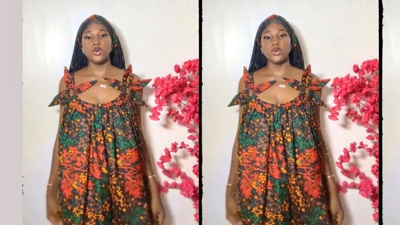 How To Cut & Sew A Trendy Off Shoulder Maxi Dress With Petal Sleeve Design #sewing #howto #foryou