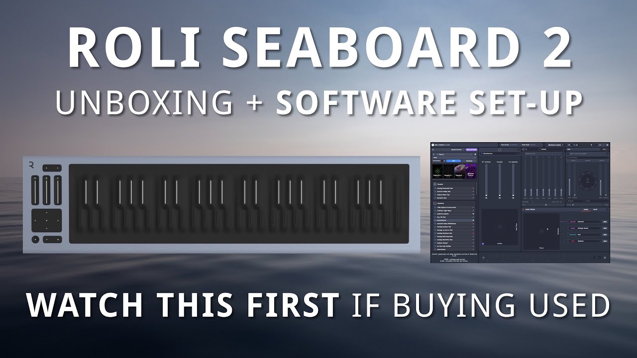 ROLI - SEABOARD 2 Unboxing + Set-Up + Bluetooth Connection - WATCH BEFORE BUYING