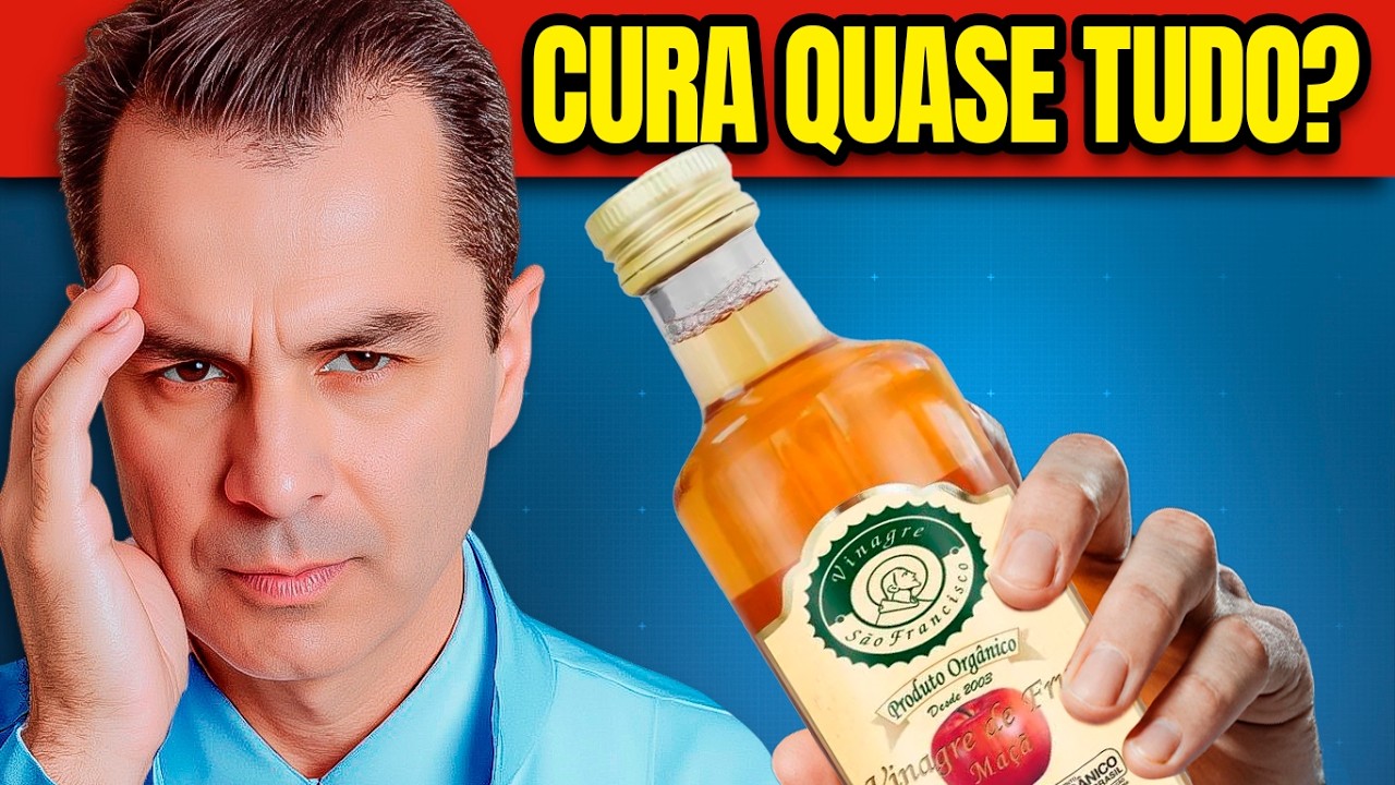 VINAGRE de MAÇÃ: BEBA TODOS os DIAS! (médico revela o motivo)