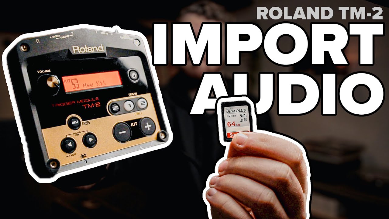 How to Import Audio to the Roland TM-2