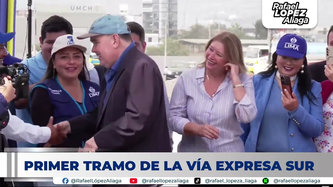 Presentación del primer tramo de la vía Expresa sur