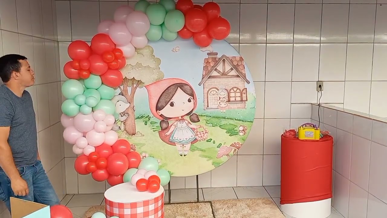 Decoração de festa chapeuzinho Vermelho
