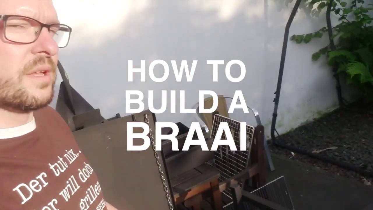 How to bulid a Braai - english how to -Video - 0815BBQ