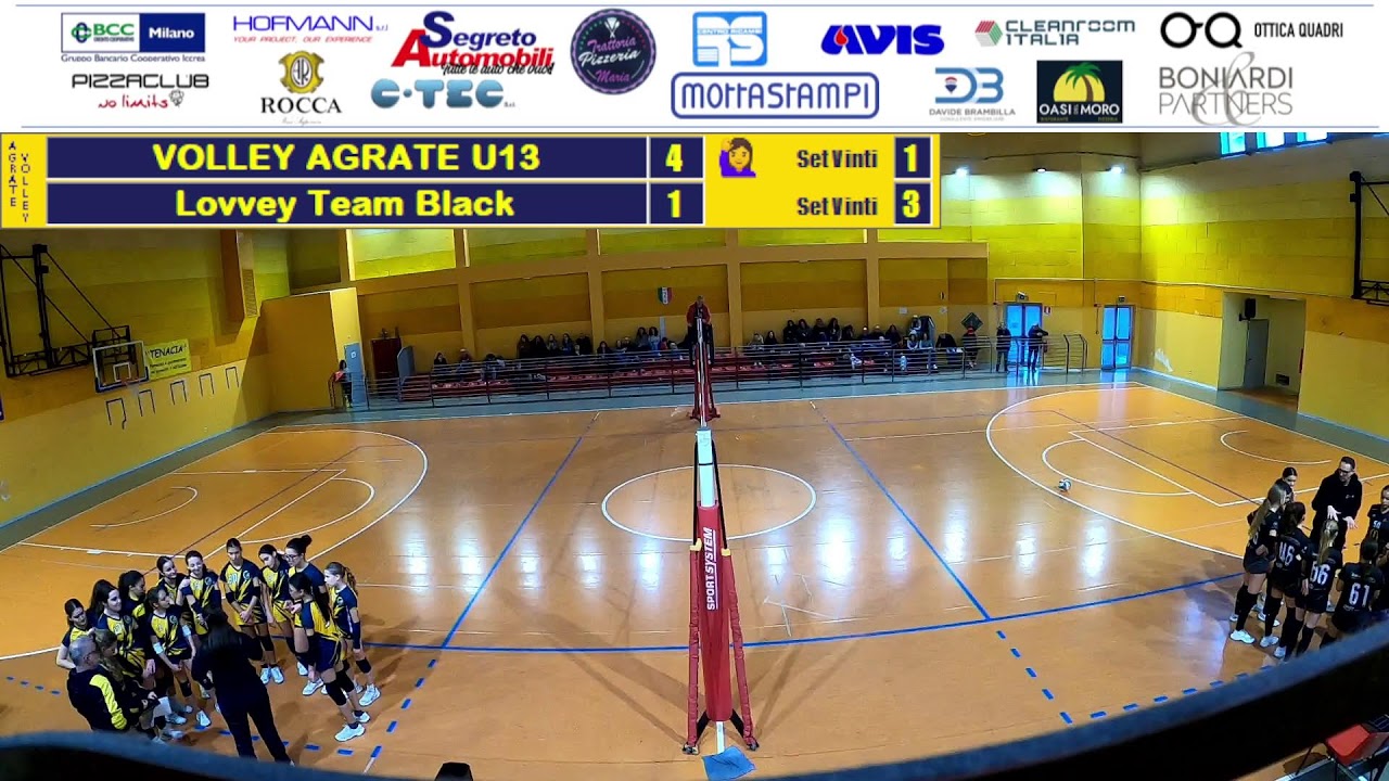 Volley Agrate vs Lovvey team black