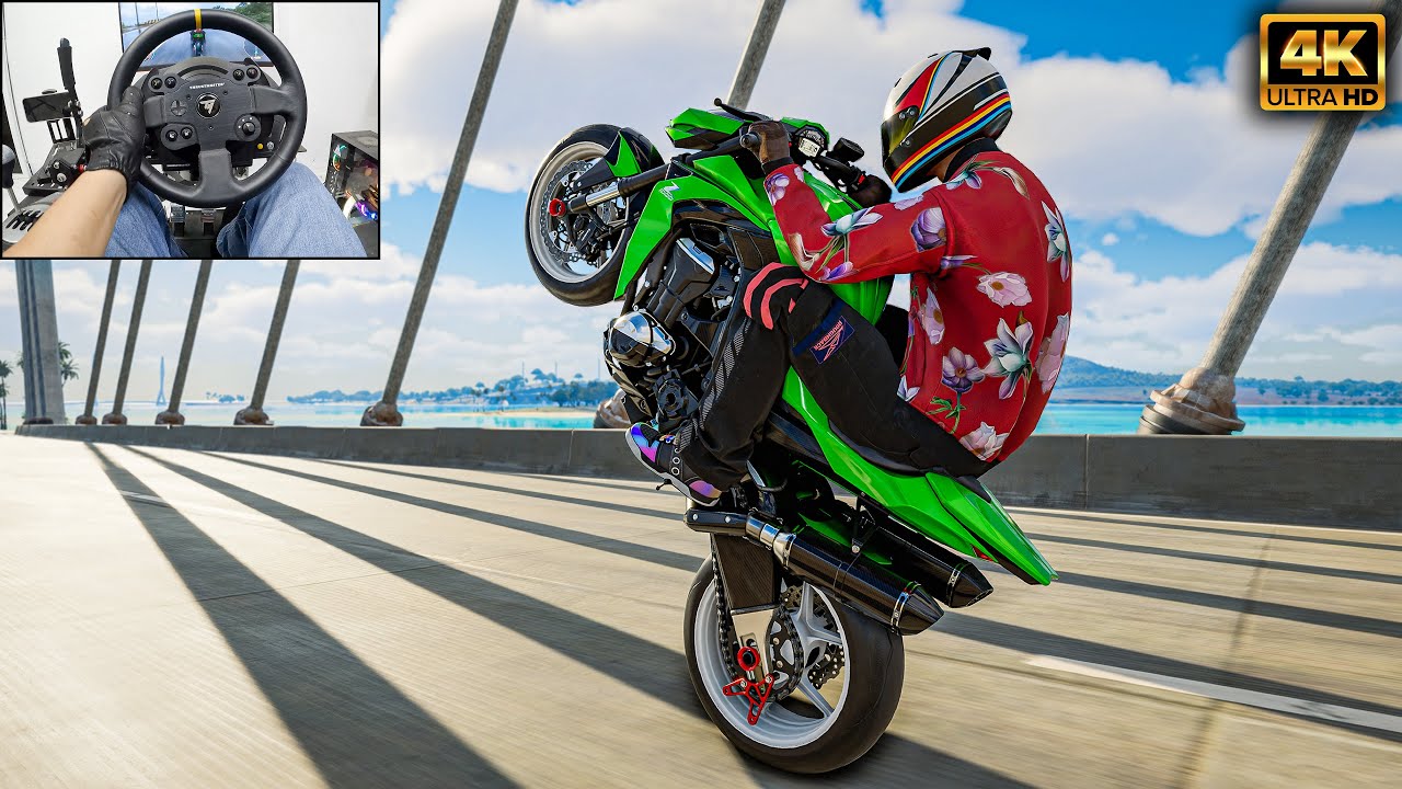 Kawasaki Z1000 ABS  - The Crew Motorfest | Thrustmaster TX - Gameplay