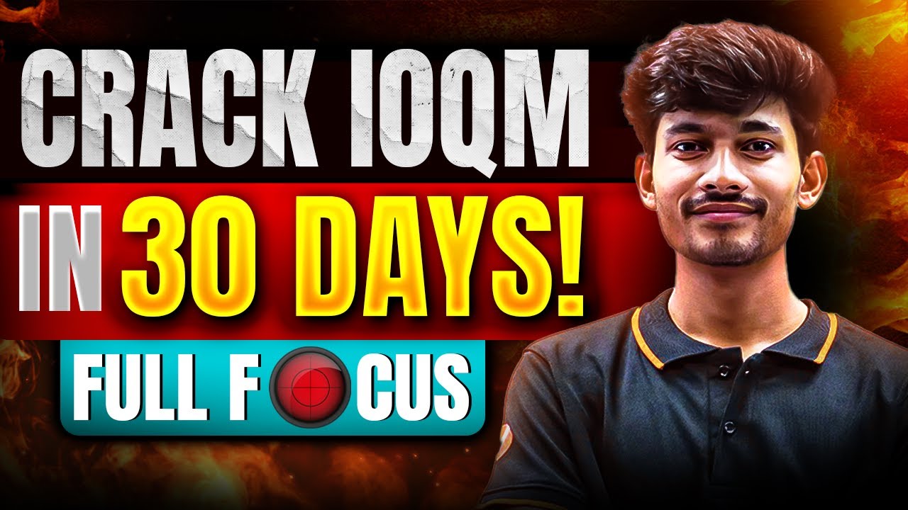 Sumit Sir's Proven Method for Qualifying IOQM in Just 30 Days | VOS