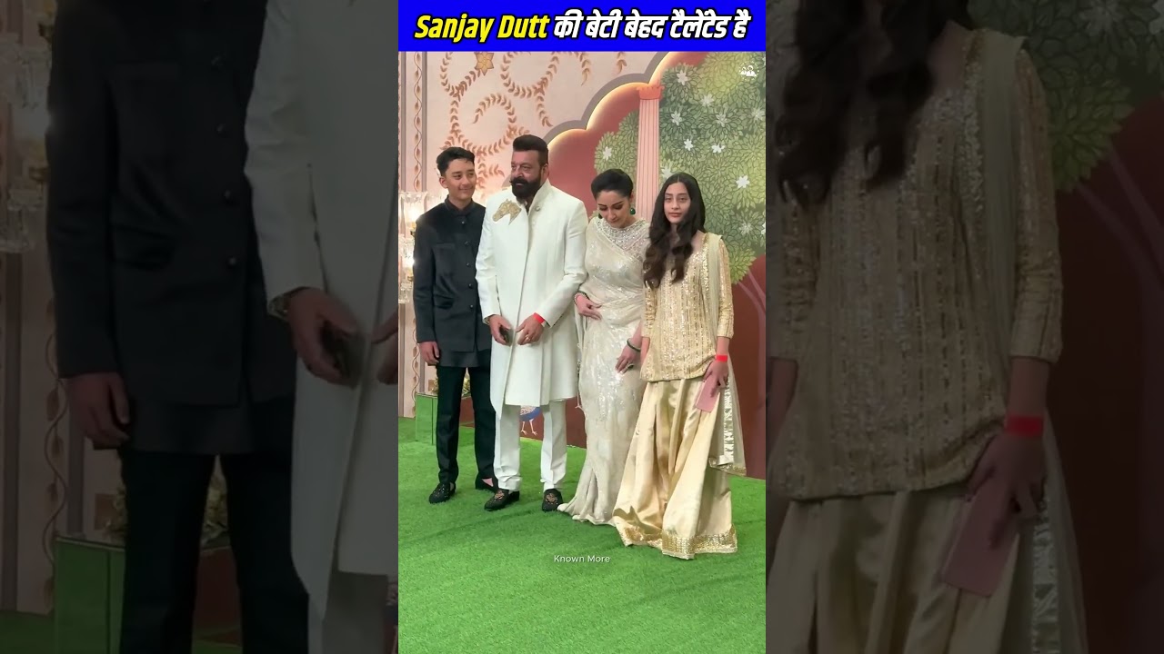 Sanjay Dutt ki beti Tallented hai !