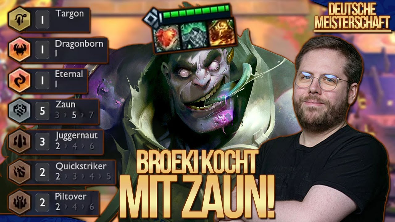 Broeki kocht mit ZAUN! | TFT DACH Meisterschaft Tag 1 Game 4
