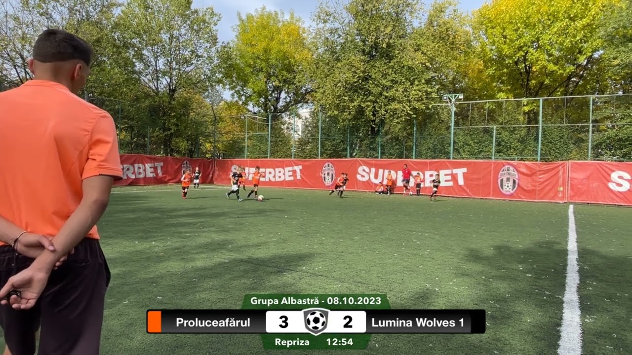 22 octombrie 2023, Campionat AMFB, 23/24, Grupa Albastra, Proluceafarul - Lumina Wolves 1 8-3, R1
