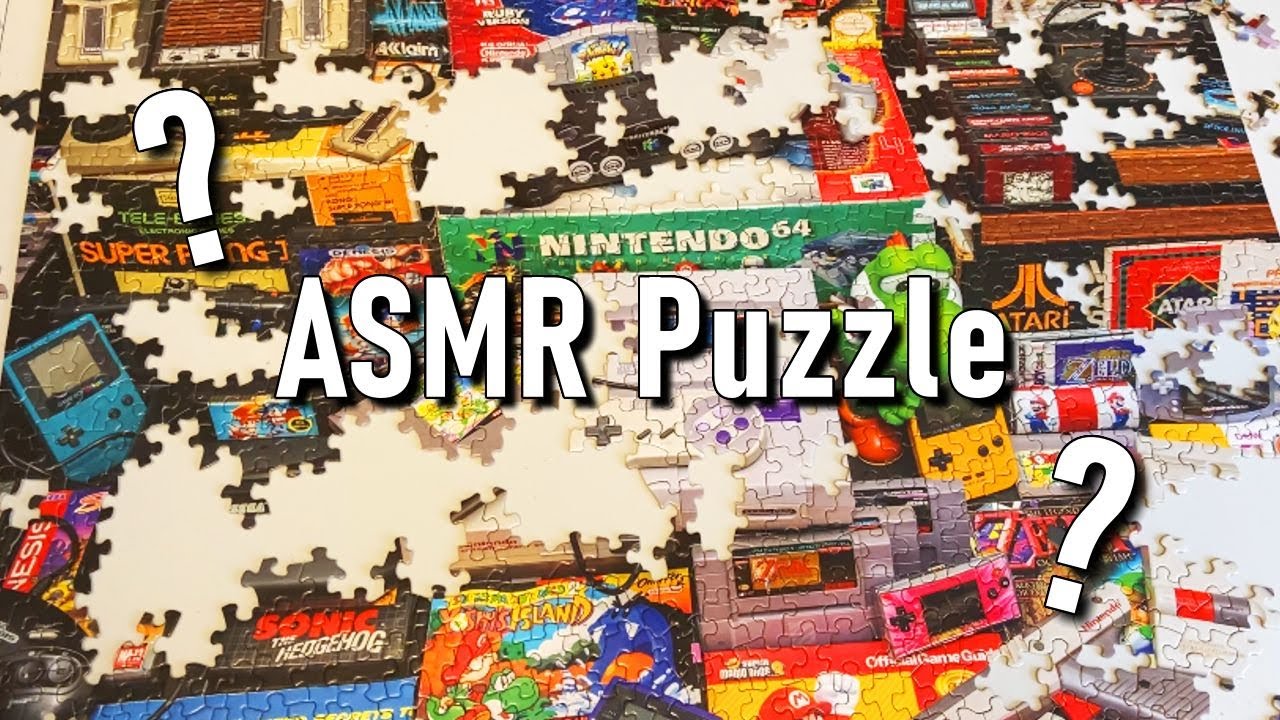 Retro Video Games Puzzle - ASMR