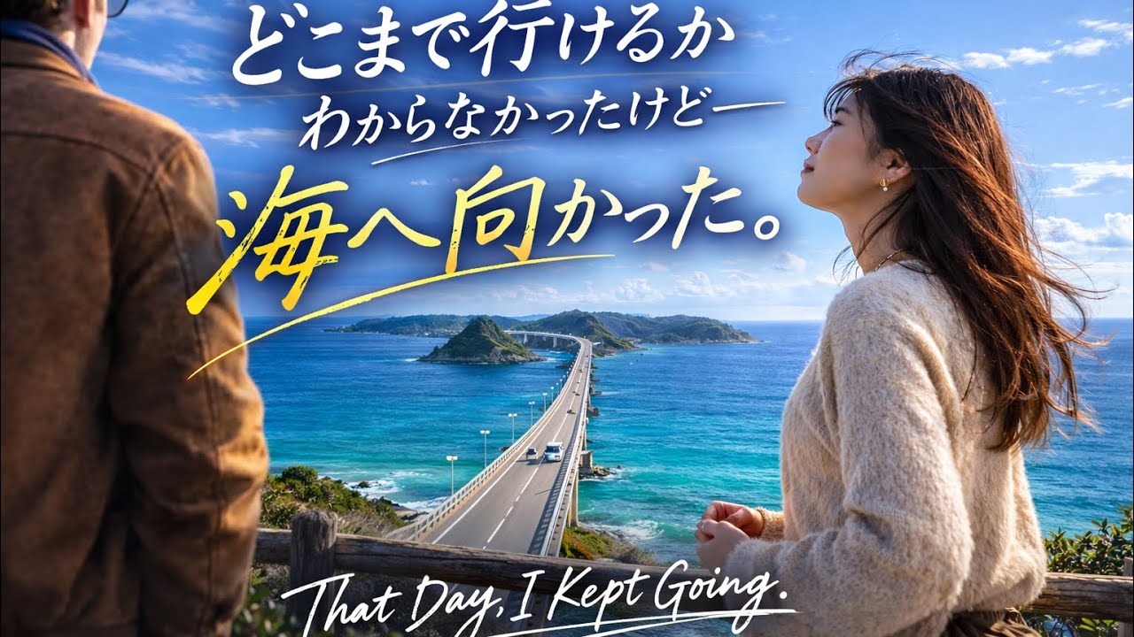 【日本旅VLOG】山口県・角島の絶景と熊本の夜｜どこまで行けるかわからないまま海へ向かった日