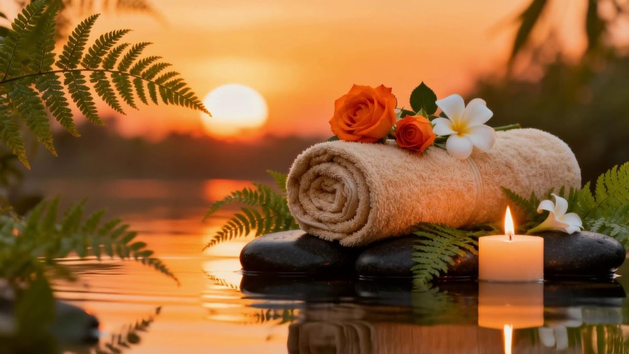 Relaxing Spa Music 💐 Long Hours Stress Relief Music, Insomnia Cure, Peaceful Water Magic 3