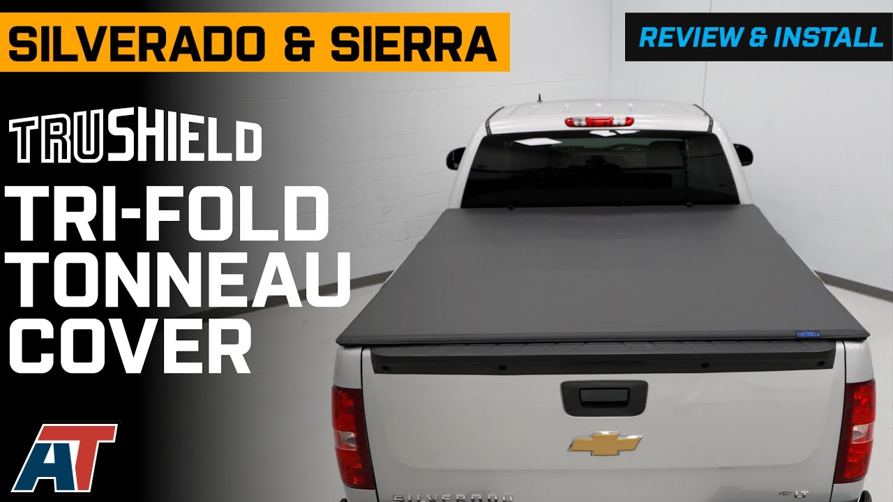 Обзор и установка чехла для кузова Silverado 1500 TruShield Low Profile Hard Tri-Fold Tonneau Cov...