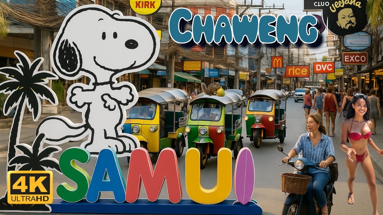 🌴 Chaweng City & Festival – Experience the Heart of Koh Samui! 🇹🇭 🌴