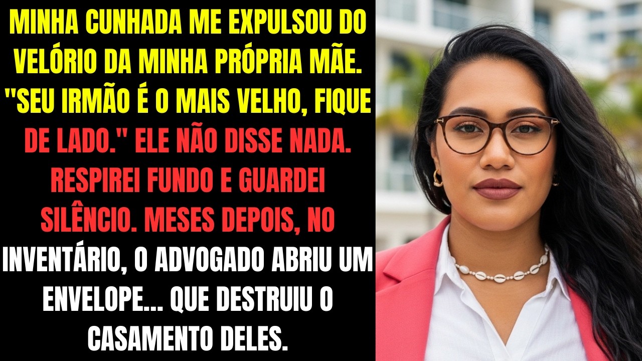 Fiquei em silêncio enquanto me humilhavam no velório. O envelope era minha vingança.