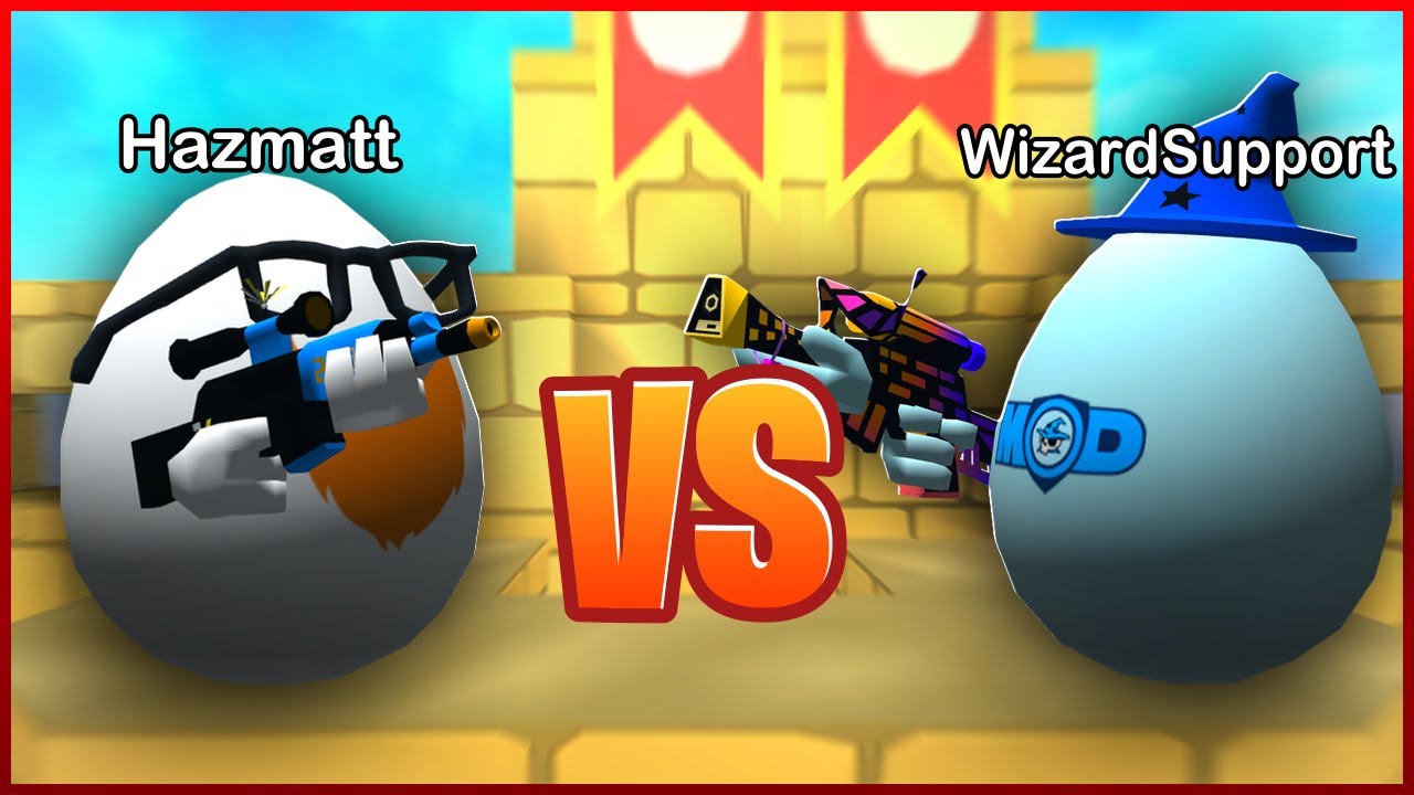 Hazmatt против WizardSupport | Shell Shockers