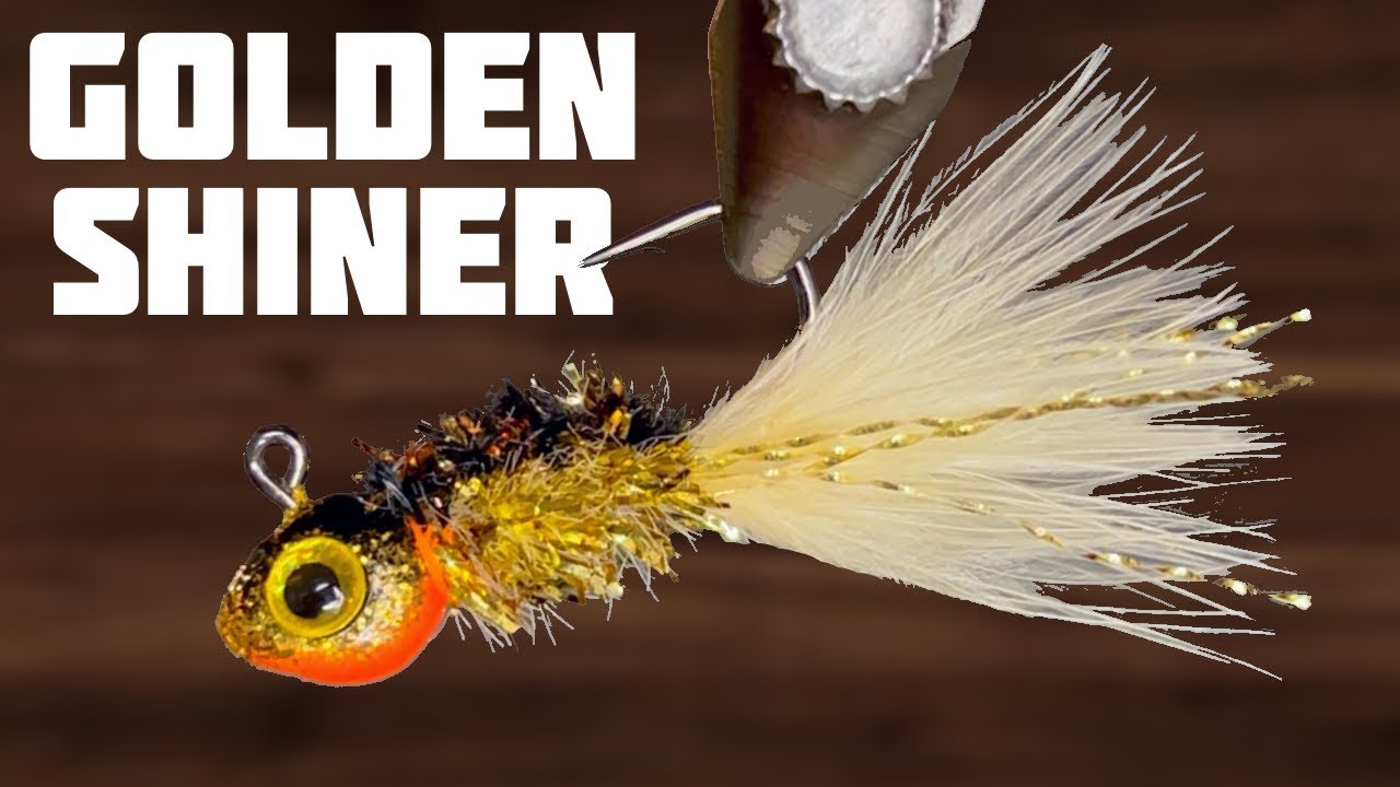 Tying a GOLDEN SHINER Jig For Crappie, Bass, Perch, and Walleye