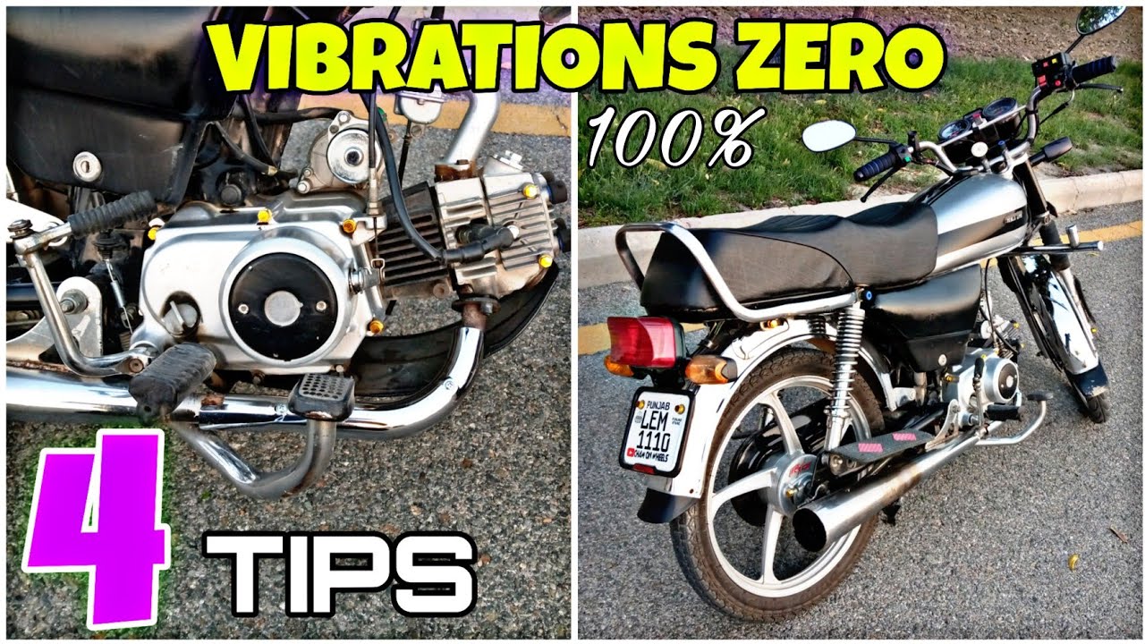 4 TIPS to reduce bike vibrations totally | How to reduce Honda 70 bike vibrations | 100% guarantee