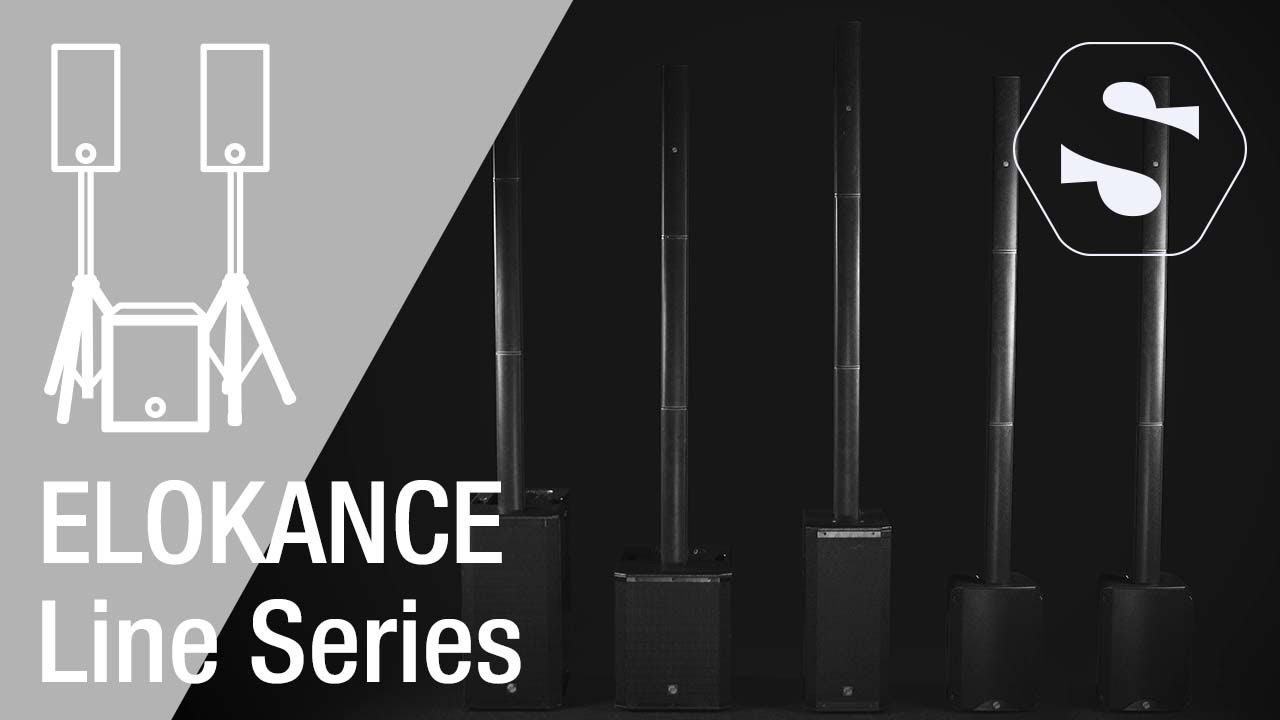 Elokance Line series - Syst&egrave;me de sonorisation en colonne - SonoVente.com