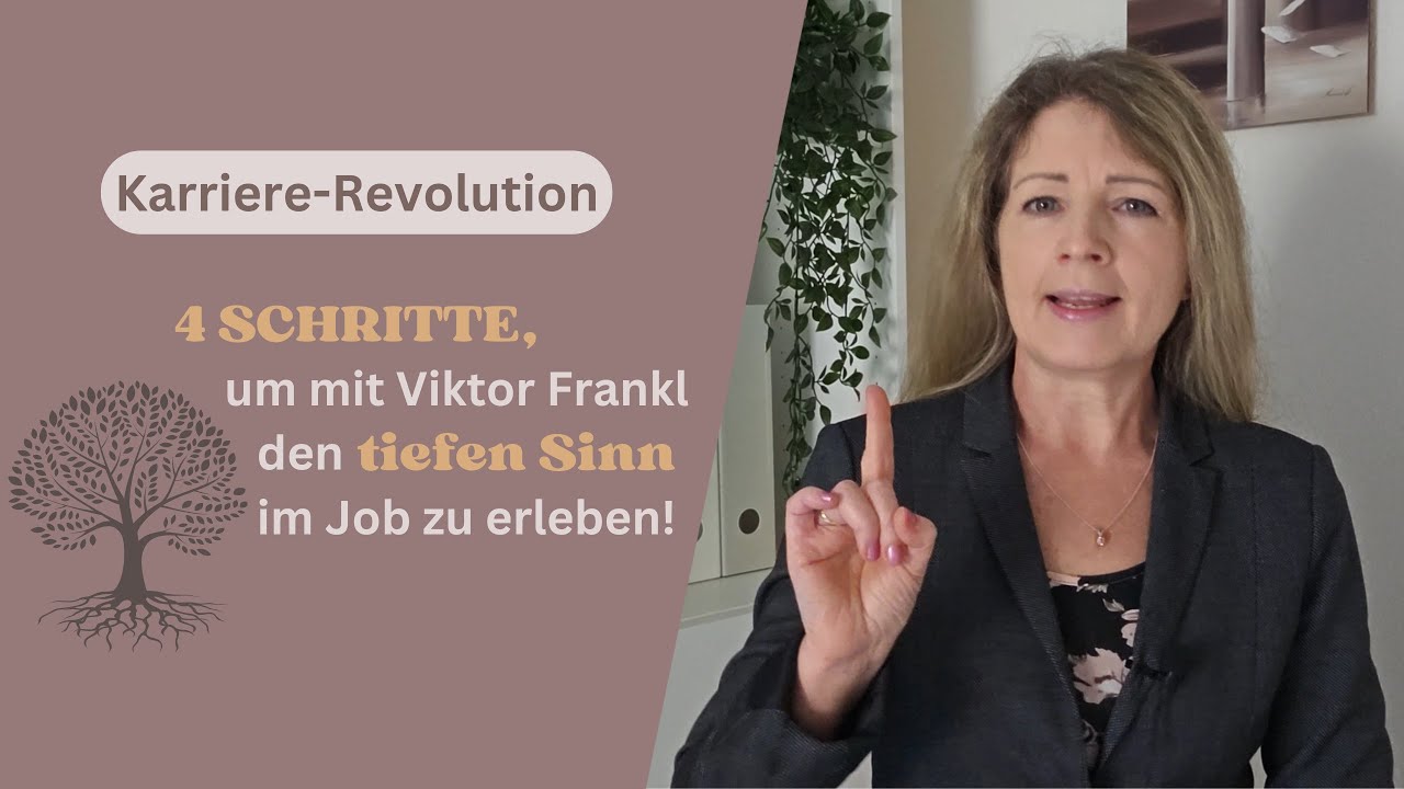 Karriere-Revolution: 4 Schritte, um mit Viktor Frankl den tiefen Sinn im Job zu erleben!