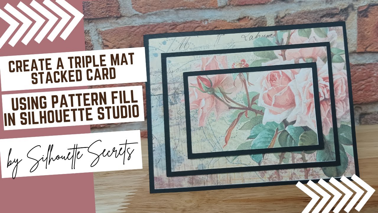 Using Silhouette Studio to Create a Triple Mat Stacked Card