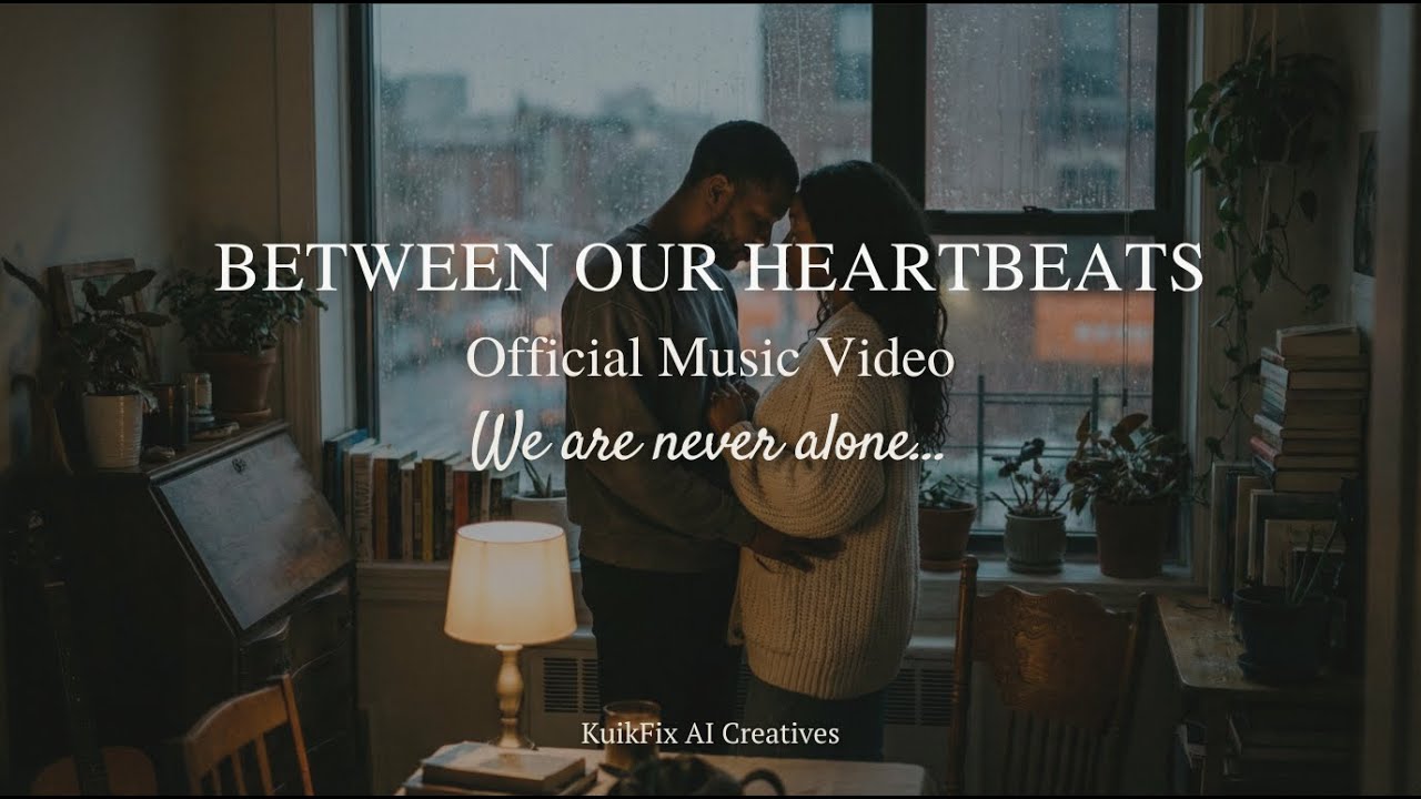 Between the Heartbeats | Intimate R&B Ballad (Official AI Music Video)