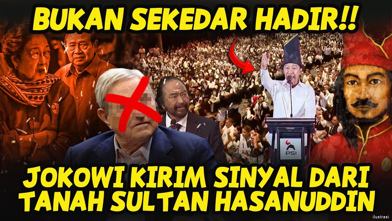 NGERI‼️😱TANAH SULTAN HASANUDDIN JADI PANGGUNG JOKOWI DAN PSI — ADA MANUVER BESAR?