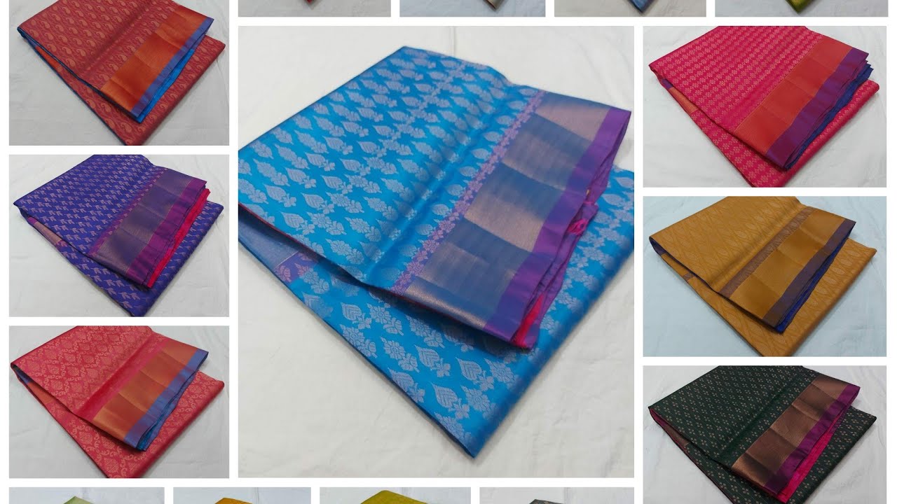 Pure Soft Silk Sarees | Fancy Designs across the body | Contrast Pallu and blouse| #Varunikasilks