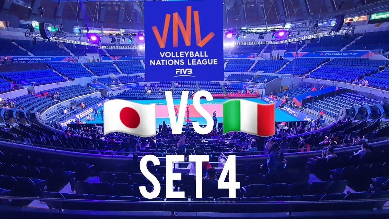 JAPAN🇯🇵 vs ITALY🇮🇹 VNL 2022 MEN'S Week 2 Set 4