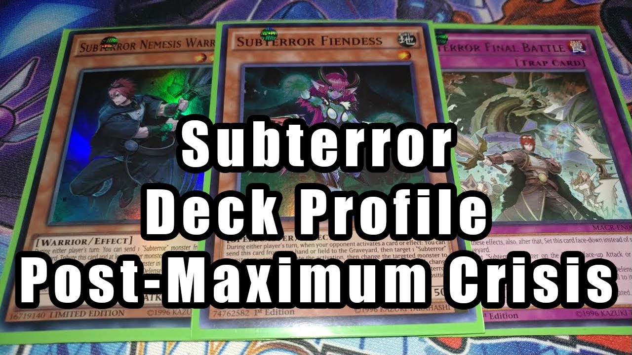 Subterror Yu-Gi-Oh! Deck Profile Post-Maximum Crisis