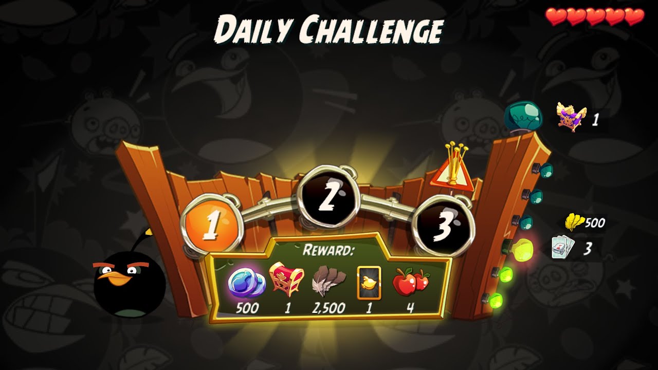 DC 4-5-6 Rooms - No Red,Blues,Chuck,Matilda,Hal - Daily Challenge, Angry Birds 2