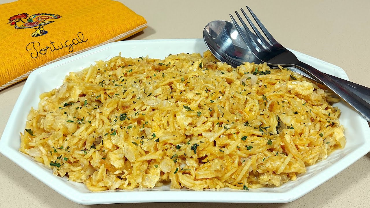 🍽 BACALAO DORADO PORTUGUÉS ✅️ LA RECETA MÁS RÁPIDA // BEATRIZ COCINA