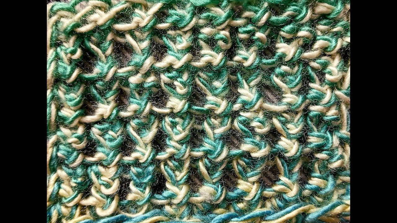 Nanaimo Stitch  good for hats, cowls, scarves   Loom Knit