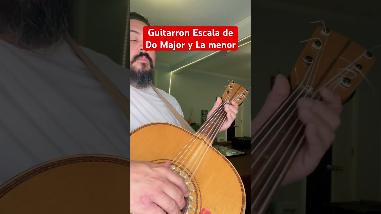 Guitarron Escala de Do Mayor y La Menor #guitarron #taylorfuentes #mariachi #clasesvirtuales