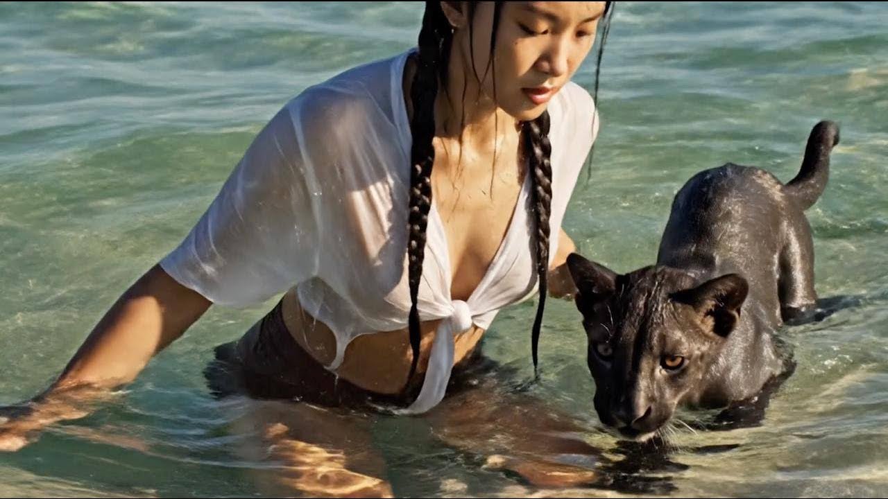 Part 30: A Girl Alone Surviving In The Wild. Battle Of King Kong Against The Shark