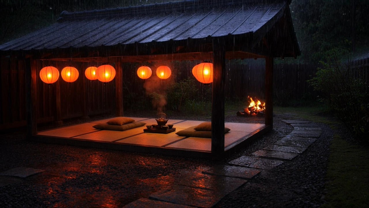 Deep heavy rain ambience | Sleep-fast rain soundscape for calming your thoughts 🌧️