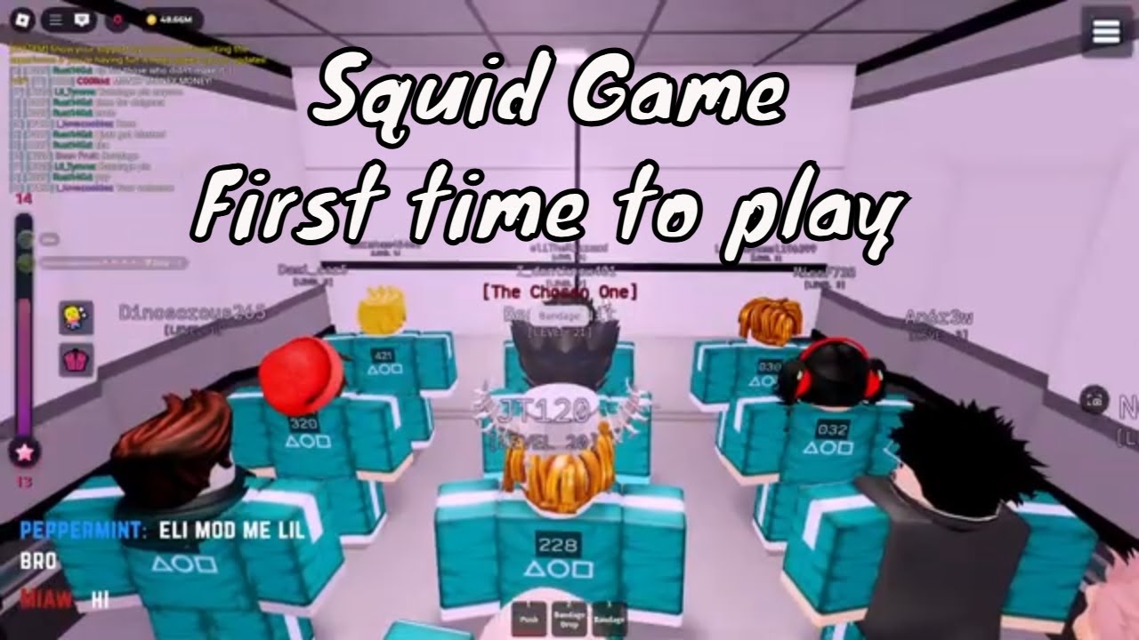 Playing Squid Game on Roblox for the First Time!