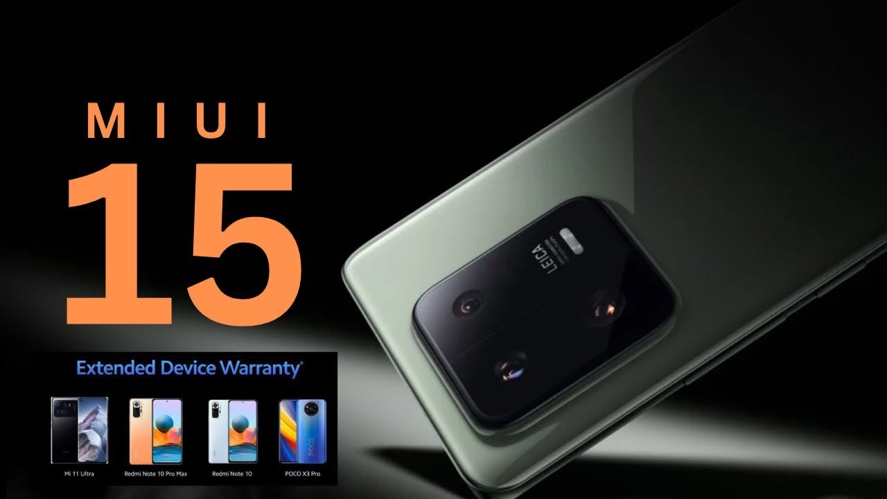 MIUI 15 will be a Game Changer! Extended Warranty for 2 Xiaomi Devices! MIUI 15 will launch soon! 💯💯
