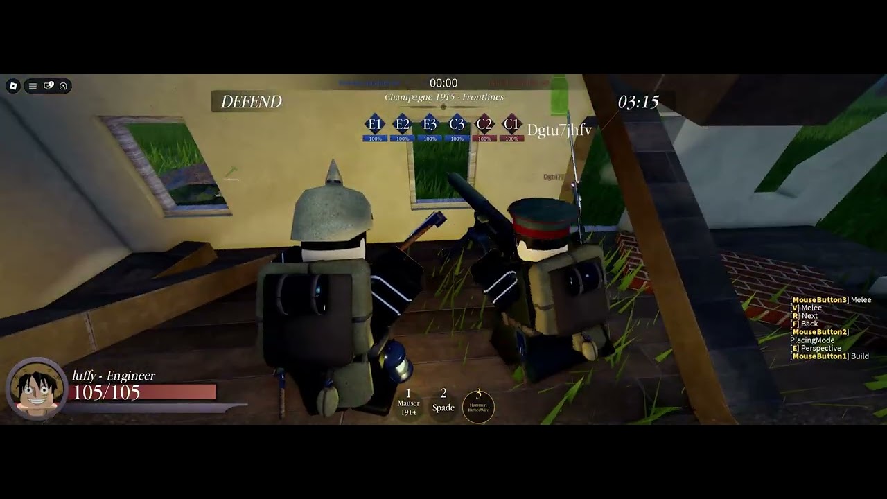 I'm in Roblox war