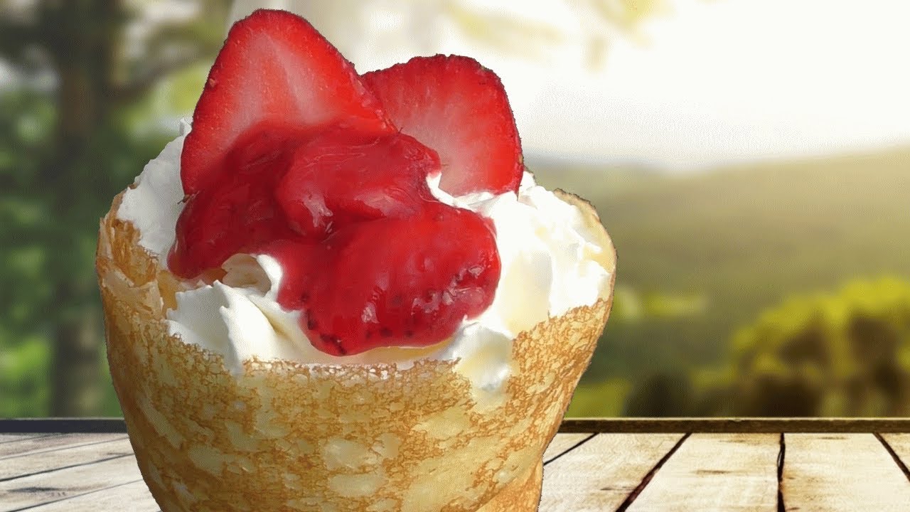 いちご生クリーム 420円 【クレープ】 すべてがこだわりだらけのクレープ店【ベイビーズ ブレス】