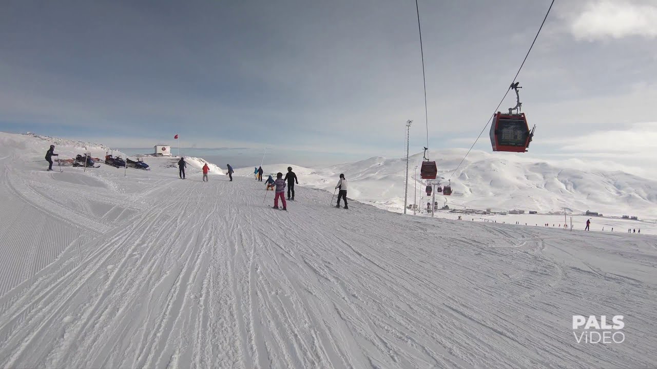 Kayseri Erciyes Mountain Ski 2019, February 2019 | 4K