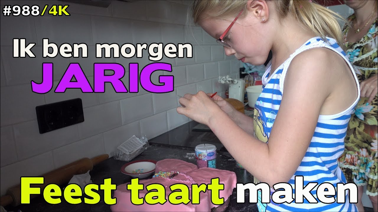Zelf een VERJAARDAGSTAART maken van DR OETKER samen met mijn MAMA's. In totaal 3 stuks #988