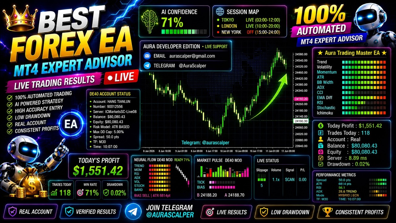 💰 $1,551 Profit in One Day | Best Forex EA 2026