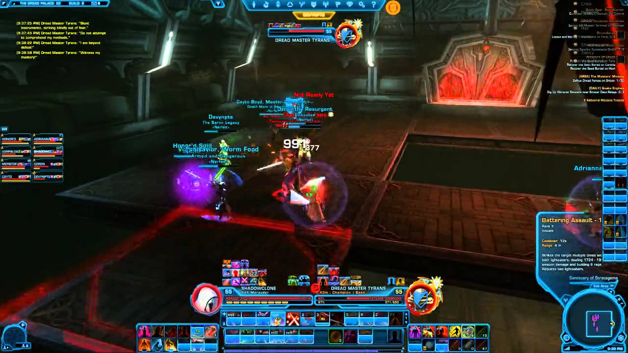 SM Dread Palace Dread Master Tyrans Kill