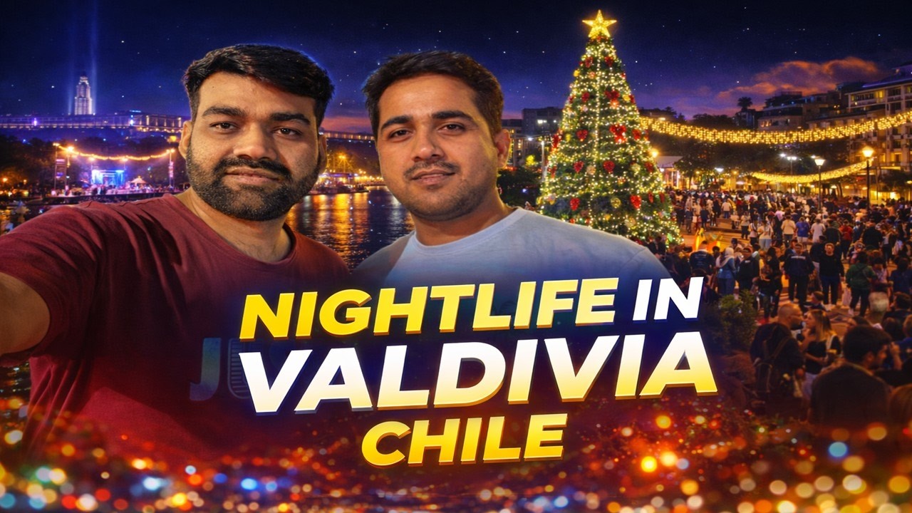 This is Chile’s Hidden Nightlife! 🌙✨Valdivia Christmas Night Vlog 🇨🇱